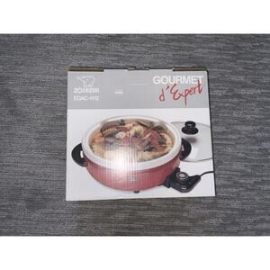 Brand New Zojirushi Gourmet D'expert EDAC-H12 Electric Skillet - Red